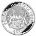Silver Ounce 2022 Big Five - Lion: Photo Coin, Sierra Leone, Silver Ounce 2022 Big Five - Lion / thumbnail