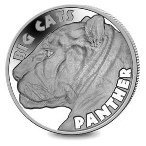 Sierra Leone / Silver Two Ounces 2020 Big Cats - Panther - reverse photo