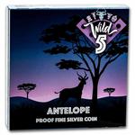 Silver Two Ounces 2022 Antelope: Photo Coin, Sierra Leone, Silver Two Ounces 2022 Antelope / thumbnail