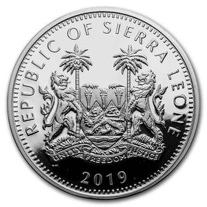 Sierra Leone / Silver Two Ounces 2019 Elephant - obverse photo