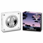 Silver Two Ounces 2022 Zebra: Photo Coin, Sierra Leone, Silver Two Ounces 2022 Zebra / thumbnail