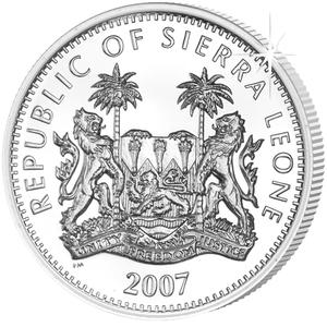 Sierra Leone / Ten Leones 2007 Princess Diana - obverse photo