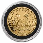 Gold Ounce 2022 Big Five - Lion: Photo Coin, Sierra Leone, Gold Ounce 2022 Big Five - Lion / thumbnail