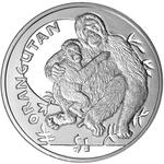 One Leone 2010 Orangutan: Photo Coin, Sierra Leone, One Leone 2010 Orangutan / thumbnail