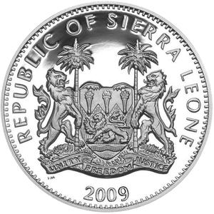 Sierra Leone / One Leone 2010 Diana Monkey - obverse photo