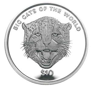 Sierra Leone / Ten Leones 2001 Big Cats - Cheetah - reverse photo