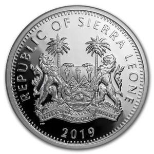 Sierra Leone / Silver Two Ounces 2019 Lion - obverse photo