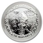 Silver Two Ounces 2019 Elephant: Photo Coin, Sierra Leone, Silver Two Ounces 2019 Elephant / thumbnail