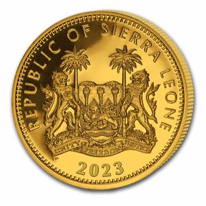 Sierra Leone / Gold Ounce 2023 Big Five - Elephant - obverse photo