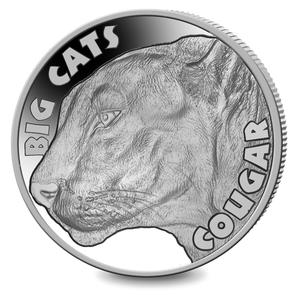 Sierra Leone / Silver Two Ounces 2020 Big Cats - Cougar - reverse photo