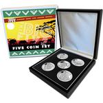 Silver Two Ounces 2019 Big Five - Rhinoceros: Photo Coin, Sierra Leone, Silver Two Ounces 2019 Big Five - Rhinoceros / thumbnail