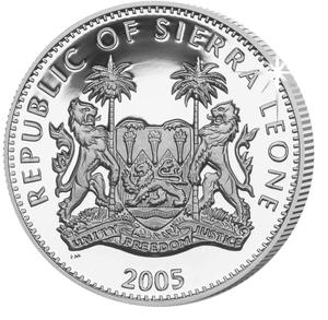 Sierra Leone / One Leone 2005 Gorilla - obverse photo