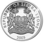 One Leone 2005 Gorilla: Photo Coin, Sierra Leone, One Leone 2005 Gorilla / thumbnail
