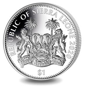 Sierra Leone / One Dollar 2020 Big Cats - Lion - obverse photo