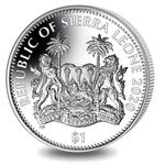 One Dollar 2020 Big Cats - Lion: Photo Coin, Sierra Leone, One Dollar 2020 Big Cats - Lion / thumbnail