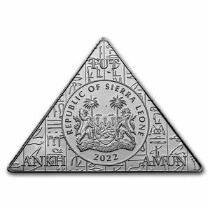 Sierra Leone / Silver Ounce 2022 King Tut Pyramid - obverse photo