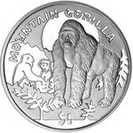 One Leone 2011 Mountain Gorilla: Photo Coin, Sierra Leone, One Leone 2011 Mountain Gorilla / thumbnail