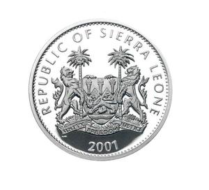 Sierra Leone / Ten Leones 2001 Big Cats - Lion - obverse photo