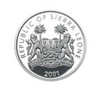 Ten Leones 2001 Big Cats - Lion: Photo Coin, Sierra Leone, Ten Leones 2001 Big Cats - Lion / thumbnail
