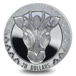 Silver Two Ounces 2022 Giraffe: Photo Coin, Sierra Leone, Silver Two Ounces 2022 Giraffe / thumbnail
