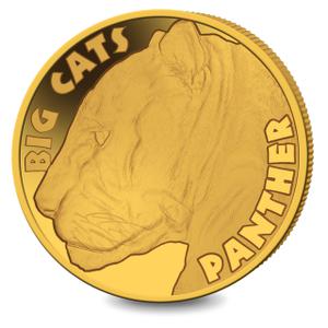 Sierra Leone / Gold Half Gram 2020 Big Cats - Panther - reverse photo