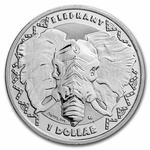 Silver Ounce 2023 Big Five - Elephant: Photo Coin, Sierra Leone, Silver Ounce 2023 Big Five - Elephant / thumbnail