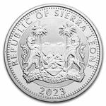 Silver Ounce 2023 King Tut - Sarcophagus: Photo Coin, Sierra Leone, Silver Ounce 2023 King Tut - Sarcophagus / thumbnail
