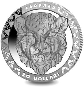 Sierra Leone / Silver Two Ounces 2019 Big Five - Leopard - reverse photo