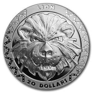 Sierra Leone / Silver Two Ounces 2019 Lion - reverse photo