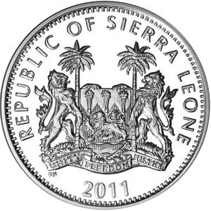 Sierra Leone / One Leone 2011 Agile Gibbon - obverse photo