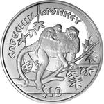 One Leone 2010 Capuchin Monkey: Photo Coin, Sierra Leone, One Leone 2010 Capuchin Monkey / thumbnail