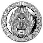 Silver Two Ounces 2022 Baboon: Photo Coin, Sierra Leone, Silver Two Ounces 2022 Baboon / thumbnail