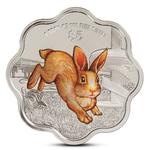 Silver Ounce 2023 Year of the Rabbit: Photo Coin, Singapore, Silver Ounce 2023 Year of the Rabbit / thumbnail