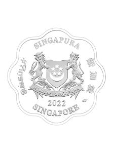 Singapore / Silver Ounce 2022 Year of the Tiger, Coloured - obverse photo