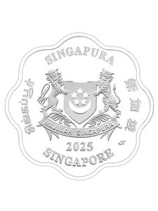 Singapore / Silver Ounce 2025 Year of the Snake, Coloured - obverse photo