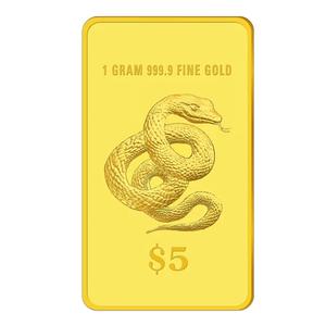 Singapore / Gold Gram 2025 Year of the Snake - reverse photo