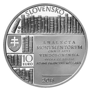 Slovakia / Ten Euro 2018 A. F. Kollár - obverse photo