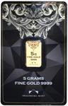 Slovakia / Gold Five Grams Bar - Pressburg Mint - reverse photo