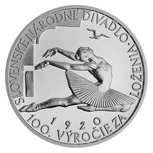Slovakia / Silver Medal 2020 National Theatre - obverse photo
