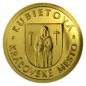 Slovakia / Gold Medal - Ľubietová - reverse photo