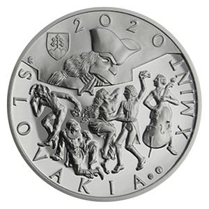 Slovakia / Silver Medal 2020 National Theatre - reverse photo