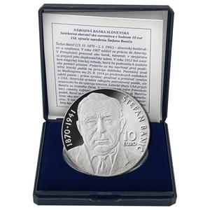 Slovakia / Ten Euro 2020 Štefan Banič - obverse photo