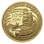 One Hundred Euro 2017 Caves of Slovak Karst: Photo Coin, Slovakia, One Hundred Euro 2017 Caves of Slovak Karst / thumbnail
