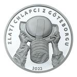 Silver Medal 2021 Golden Men from Göteborg: Photo Coin, Slovakia, Silver Medal 2021 Golden Men from Göteborg / thumbnail