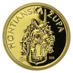 Gold Medal - Hont District: Photo Coin, Slovakia, Gold Medal - Hont District / thumbnail
