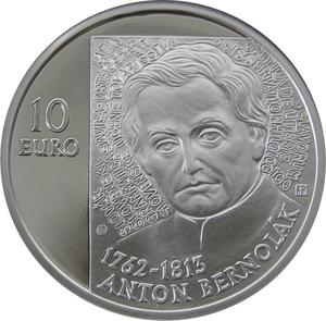 Slovakia / Ten Euro 2012 Anton Bernolak - reverse photo