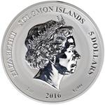 Silver Two Ounces 2016 Mermaid: Photo Coin, Solomon Islands, Silver Two Ounces 2016 Mermaid / thumbnail