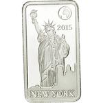2.5 Grams Silver 2015 New York: Photo Coin, Solomon Islands, 2.5 Grams Silver 2015 New York / thumbnail