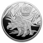Silver Ounce 2021 Age of Dinosaurs: Photo Coin, Solomon Islands, Silver Ounce 2021 Age of Dinosaurs / thumbnail
