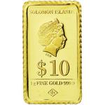 Ten Dollars Gold 2014 Paris: Photo Coin, Solomon Islands, Ten Dollars Gold 2014 Paris / thumbnail
